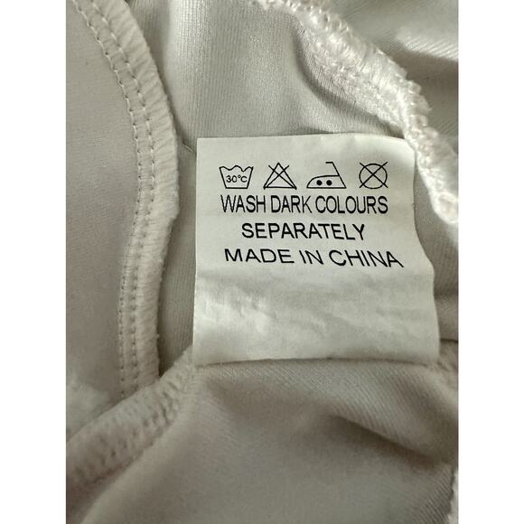 Jane + Jo Peony Peach Cream Floral Sleeveless Adjustable Strap Lace House Dress - Picture 9 of 9